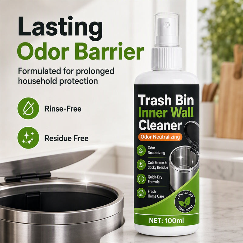 Spray nettoyant pour l'intérieur des poubelles