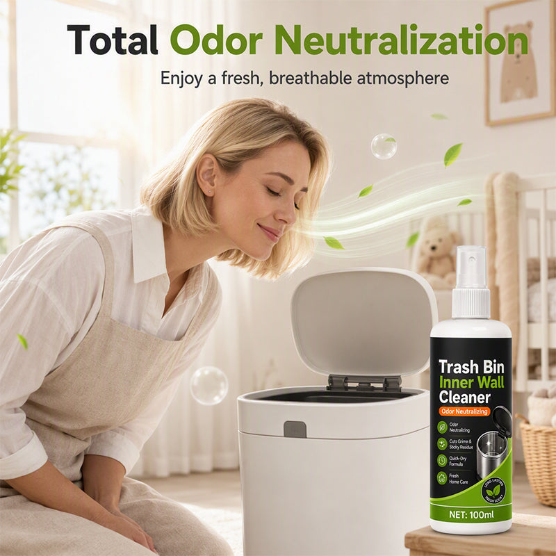 Spray nettoyant pour l'intérieur des poubelles