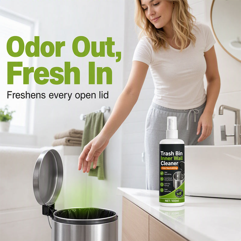 Spray nettoyant pour l'intérieur des poubelles