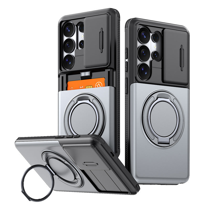 🔥‑50% PROMO FLASH📱 Coque téléphone 2‑en‑1 antichoc avec porte‑cartes caché, protection et portefeuille en un seul ✨💳