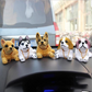 🐶 PROMO FLASH : 50% DE RÉDUCTION ! 🚗 Figurine Chien Hochet Décoration Tableau de Bord de Voiture – Mouvement Automatique – Peluche Floquage Premium – 7 Races Adorables au Choix – Cadeau Parfait pour Amoureux des Chiens 🎁