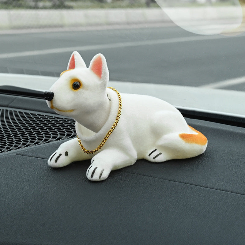 🐶 PROMO FLASH : 50% DE RÉDUCTION ! 🚗 Figurine Chien Hochet Décoration Tableau de Bord de Voiture – Mouvement Automatique – Peluche Floquage Premium – 7 Races Adorables au Choix – Cadeau Parfait pour Amoureux des Chiens 🎁