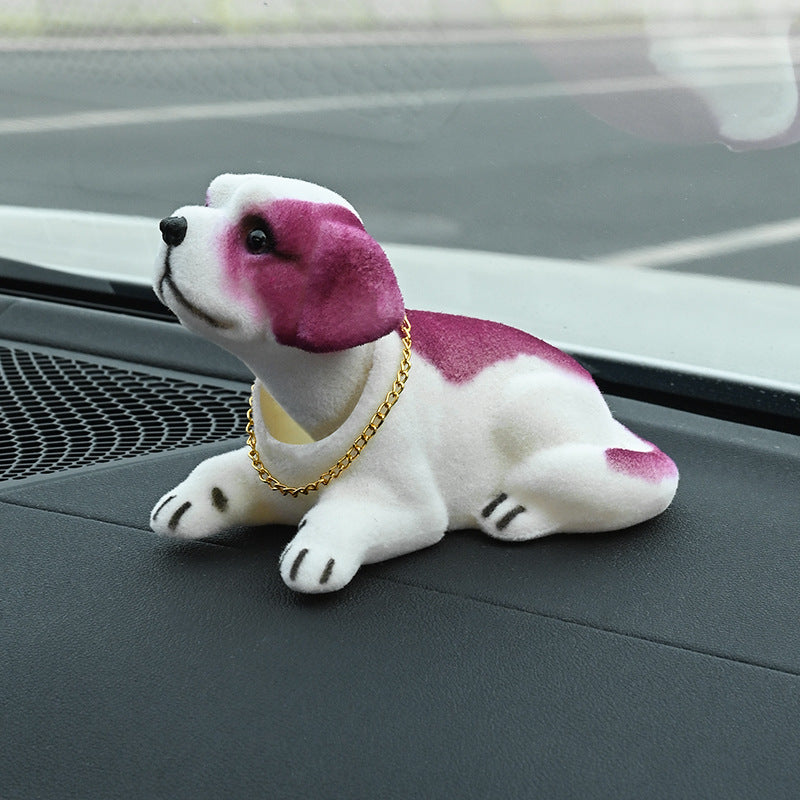 🐶 PROMO FLASH : 50% DE RÉDUCTION ! 🚗 Figurine Chien Hochet Décoration Tableau de Bord de Voiture – Mouvement Automatique – Peluche Floquage Premium – 7 Races Adorables au Choix – Cadeau Parfait pour Amoureux des Chiens 🎁