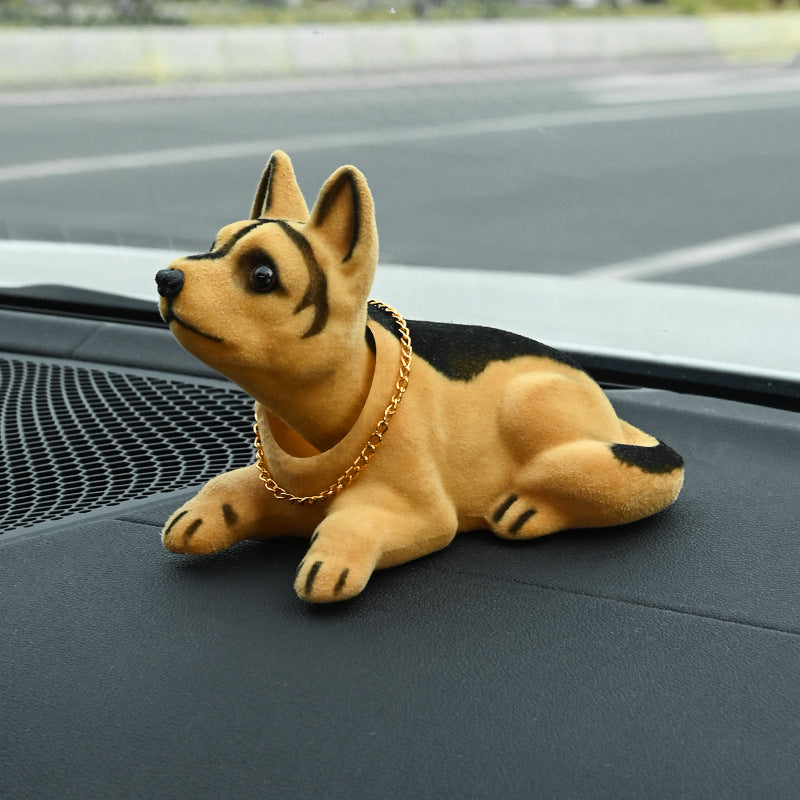 🐶 PROMO FLASH : 50% DE RÉDUCTION ! 🚗 Figurine Chien Hochet Décoration Tableau de Bord de Voiture – Mouvement Automatique – Peluche Floquage Premium – 7 Races Adorables au Choix – Cadeau Parfait pour Amoureux des Chiens 🎁