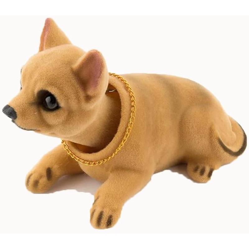 🐶 PROMO FLASH : 50% DE RÉDUCTION ! 🚗 Figurine Chien Hochet Décoration Tableau de Bord de Voiture – Mouvement Automatique – Peluche Floquage Premium – 7 Races Adorables au Choix – Cadeau Parfait pour Amoureux des Chiens 🎁