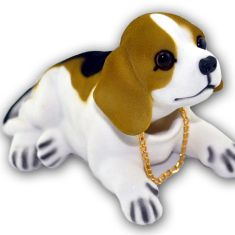 🐶 PROMO FLASH : 50% DE RÉDUCTION ! 🚗 Figurine Chien Hochet Décoration Tableau de Bord de Voiture – Mouvement Automatique – Peluche Floquage Premium – 7 Races Adorables au Choix – Cadeau Parfait pour Amoureux des Chiens 🎁