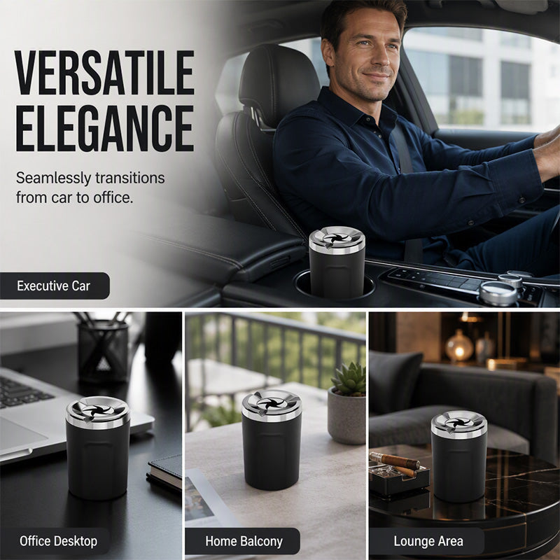 🏆 50 % DE RÉDUCTION EN CE MOMENT !🚗 Cendrier rotatif pour voiture, revêtement céramique intérieur✨