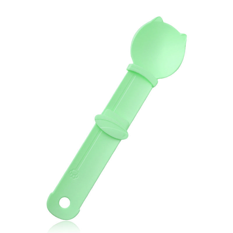 🥳BONNES AFFAIRES🥳💞50K+ VENDUS ! Cuillère d’alimentation pour chat ! Sans BPA, compression d’une seule main et cuillère large. Nourrissage propre – procurez‑vous la vôtre ! ✅