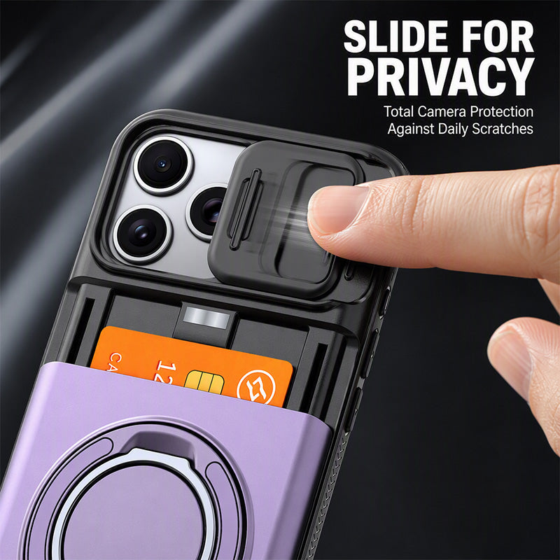 Étui de protection antichoc pour téléphone avec porte-carte