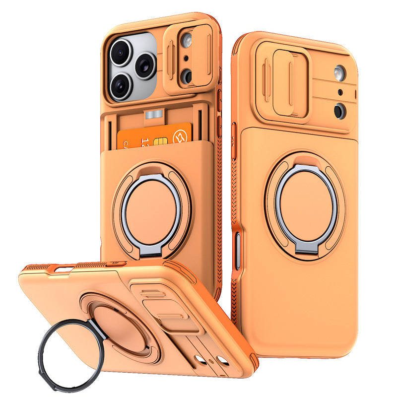 Étui de protection antichoc pour téléphone avec porte-carte