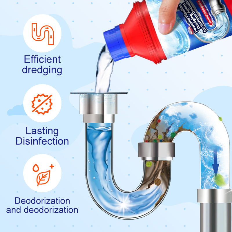 🧪 PROMO FLASH : 50% DE RÉDUCTION ! 💧 Agent Déboucheur Puissant – 500ml – Gel Action Rapide for Cuisines & Salles de Bain 🚽