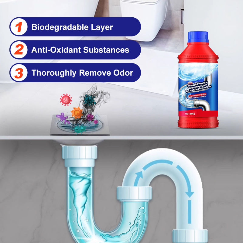 🧪 PROMO FLASH : 50% DE RÉDUCTION ! 💧 Agent Déboucheur Puissant – 500ml – Gel Action Rapide for Cuisines & Salles de Bain 🚽