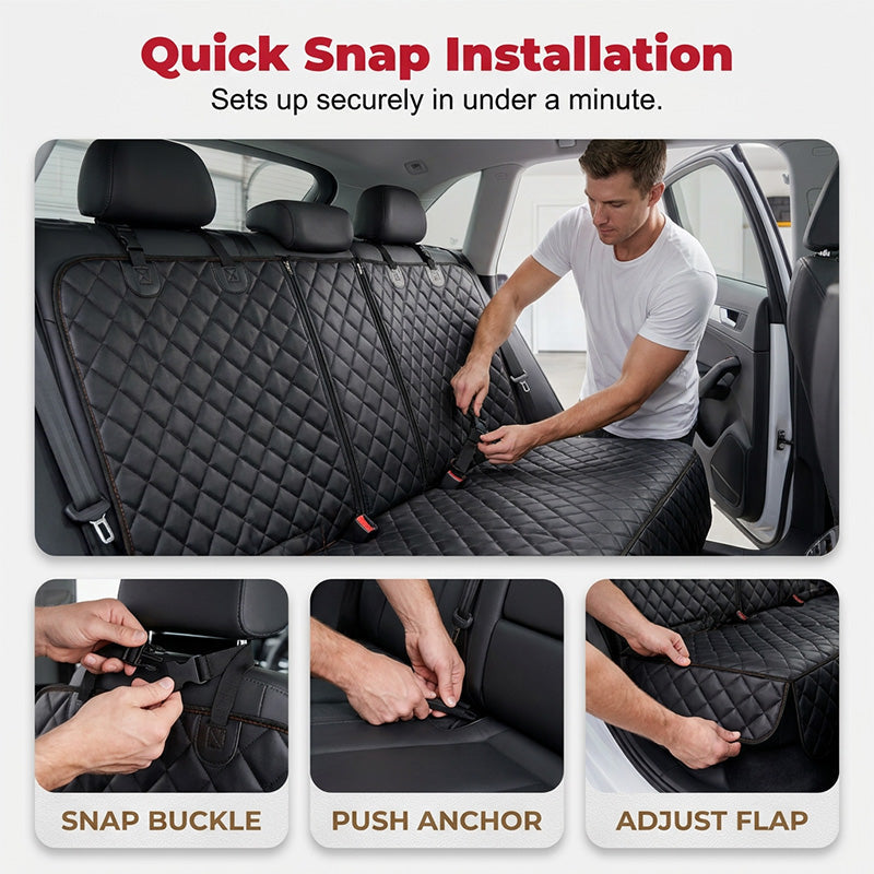 🐾 50% DE RÉDUCTION ! 🚗Siège Pliable pour Chien – Oxford Imperméable, Protecteur & Confortable🛍️