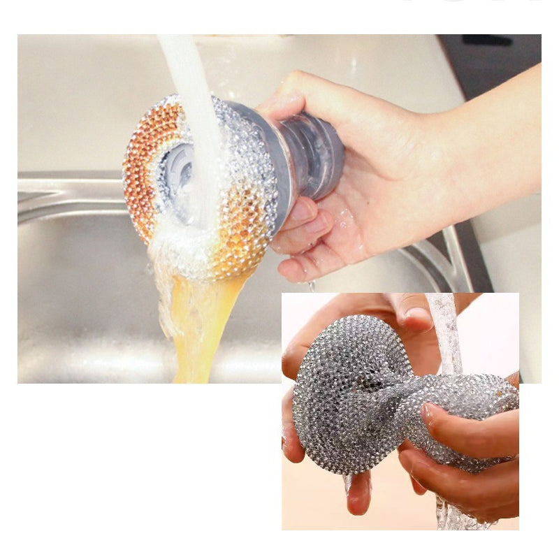 🥳PROMOTION EXCEPTIONNELLE🥳💞Plus de 10 000 unités vendues ! Dégraissez instantanément ! Brosse porte-savon intégrée anti-rayures