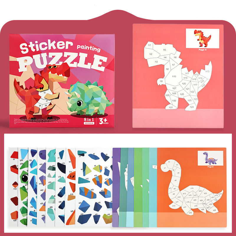 🎨 50% DE RÉDUCTION! 📘 Livre autocollants géométriques – Créatif, éducatif & amusant pour enfants ✨