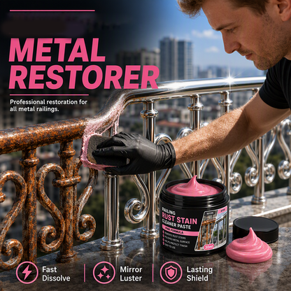 🔥 50% DE RÉDUCTION ! ✨Pâte nettoyante pour les taches de rouille sur les balustrades