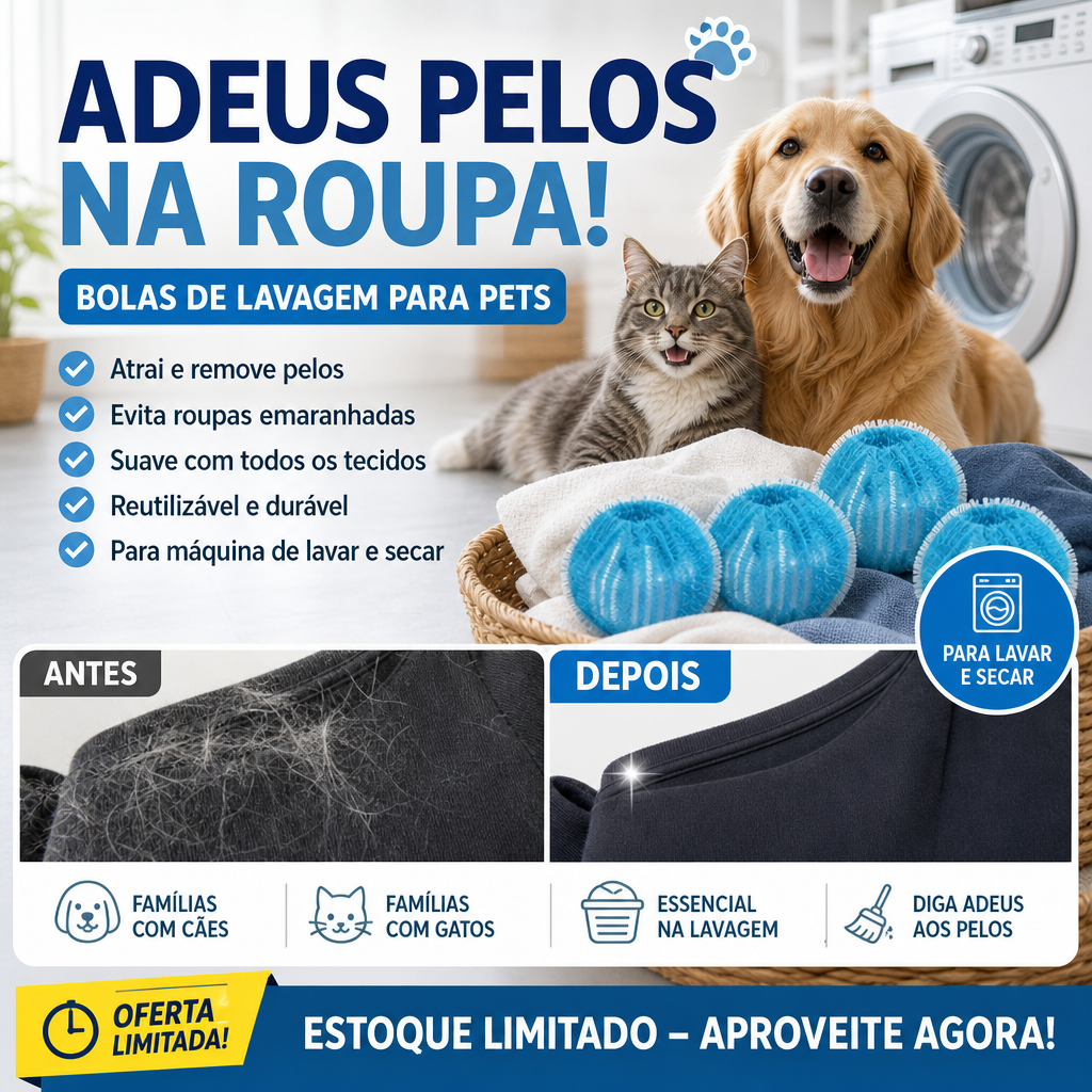 🔥Découverte de 50% dans la dernière journée !🔥Bolas de lavage réutilisés pour enlever les poils d'animaux d'estimation