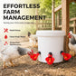 Abreuvoirs automatiques à gravité pour poulets