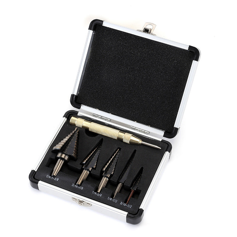 Jeu de forets en forme de pagode avec coffret de rangement en aluminium