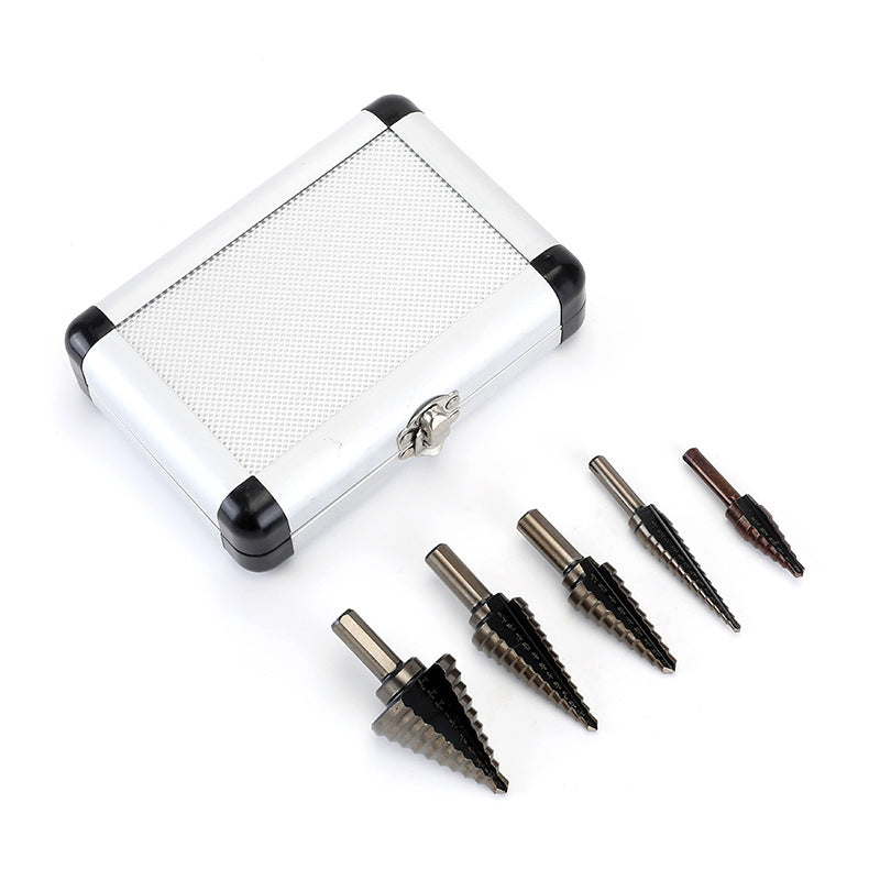 Jeu de forets en forme de pagode avec coffret de rangement en aluminium