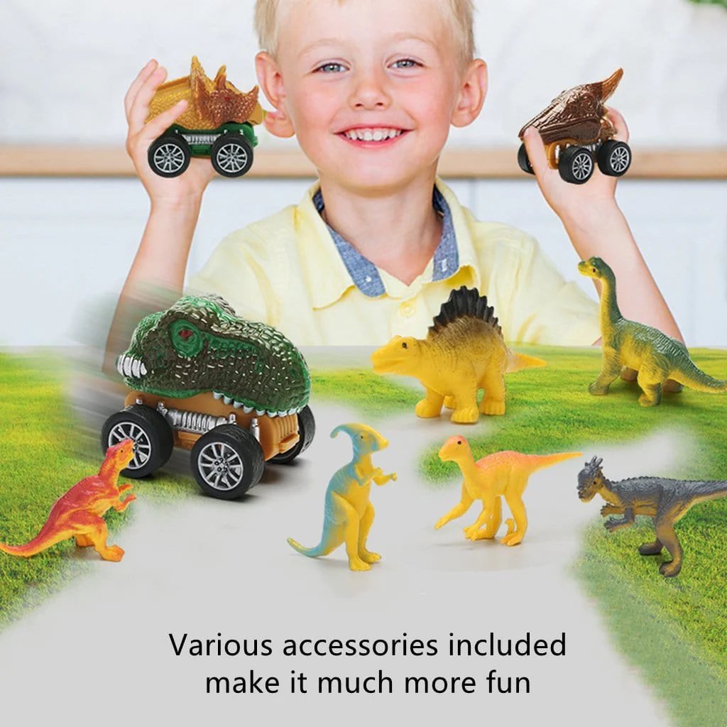 🦖⏰ RÉDUCTION TEMPORAIRE DE 50 % – Dinosaur Musical Transporter | Transporter des dinosaures, jouer et découvrir la musique