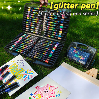 Ensemble de stylos à paillettes pour loisirs créatifs et dessin