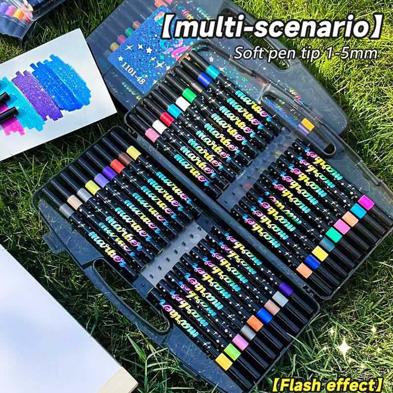 Ensemble de stylos à paillettes pour loisirs créatifs et dessin