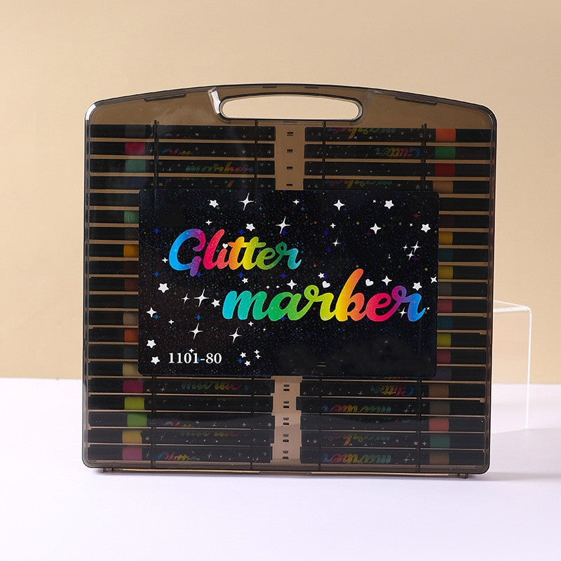 Ensemble de stylos à paillettes pour loisirs créatifs et dessin