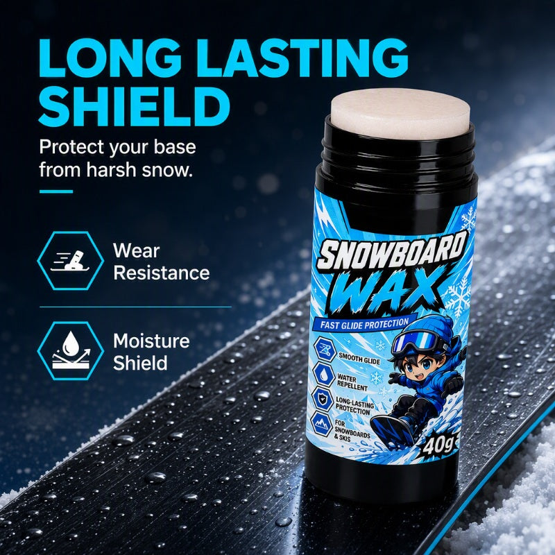 ❄️ Bâton de fartage rapide à frotter pour snowboard ⛷️ Application facile, glisse optimale ⚡‑50% DE RÉDUCTION ! Pour vos sorties sur neige ✨