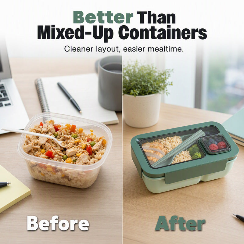 🍱 Coup de cœur | Barquette-repas pour micro-ondes avec portions