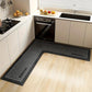 🔥⏰50% DE RÉDUCTION 🧊 Tapis de cuisine en L, absorbe eau et huile, antidérapant pour sol mouillé 🍳