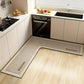 🔥⏰50% DE RÉDUCTION 🧊 Tapis de cuisine en L, absorbe eau et huile, antidérapant pour sol mouillé 🍳