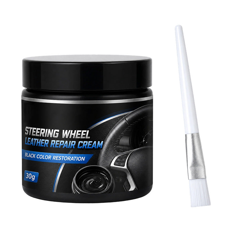 Crème réparatrice pour cuir de volant de voiture
