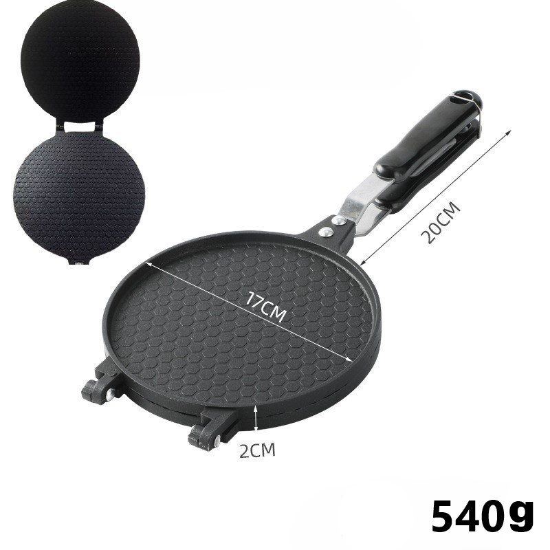 🔥50 % DE RÉDUCTION EN CE MOMENT ! Poêle antiadhésive double face à double usage – Ustensile de cuisine à retournement pour crêpes, pain grillé, steaks et cornets à gaufres, poêle de cuisine antiadhésive facile à retourner