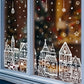 🎄 50% DE RÉDUCTION! ✨ Autocollants village de Noël – Décoratifs, festifs & faciles à poser ✨