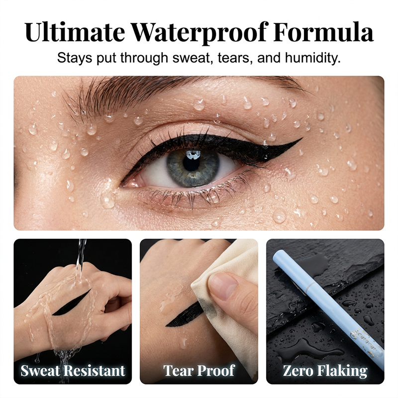 🔥1 acheté, 1 offert-🥰Crayon eyeliner fin waterproof, maquillage des yeux sans bavure