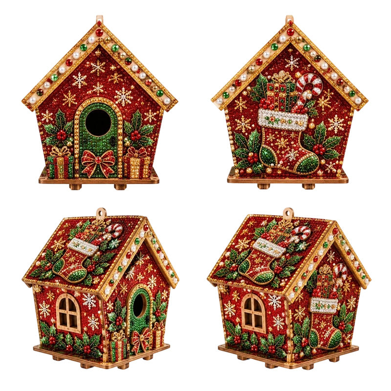 🔥 50% DE RÉDUCTION ! ✨Kit de peinture de Noël « Pearl Art » en 3D à réaliser soi-même