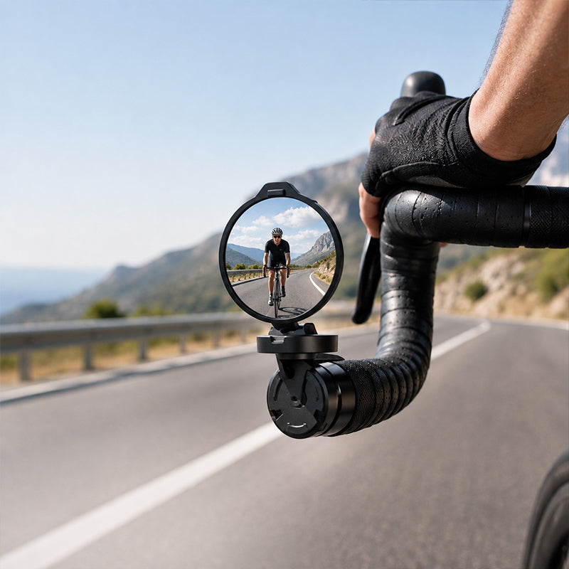 🚲 Rétroviseur de guidon de vélo rotatif à 360°