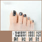 🔥 50% DE RÉDUCTION ! ✨Autocollants pour ongles de pieds en gel semi-durci