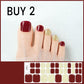 🔥 50% DE RÉDUCTION ! ✨Autocollants pour ongles de pieds en gel semi-durci