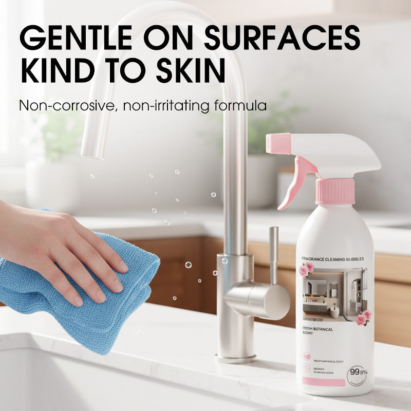 💦 50% DE RÉDUCTION! 🧼 Spray nettoyant salle de bain – Anti‑taches, sans frotter & parfum végétal ✨
