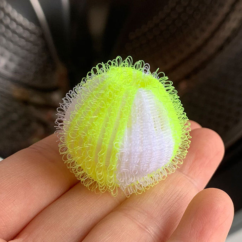 🧺🧼 -50% ! ✨Boules de lavage réutilisables en nylon pour récupérer les peluches et les cheveux.