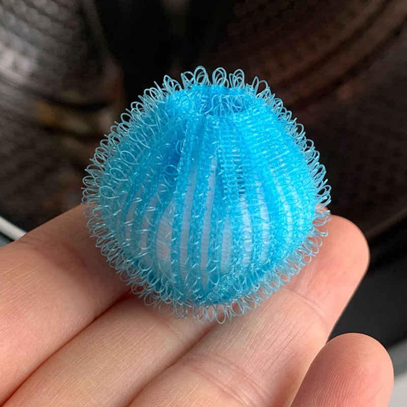 🧺🧼 -50% ! ✨Boules de lavage réutilisables en nylon pour récupérer les peluches et les cheveux.