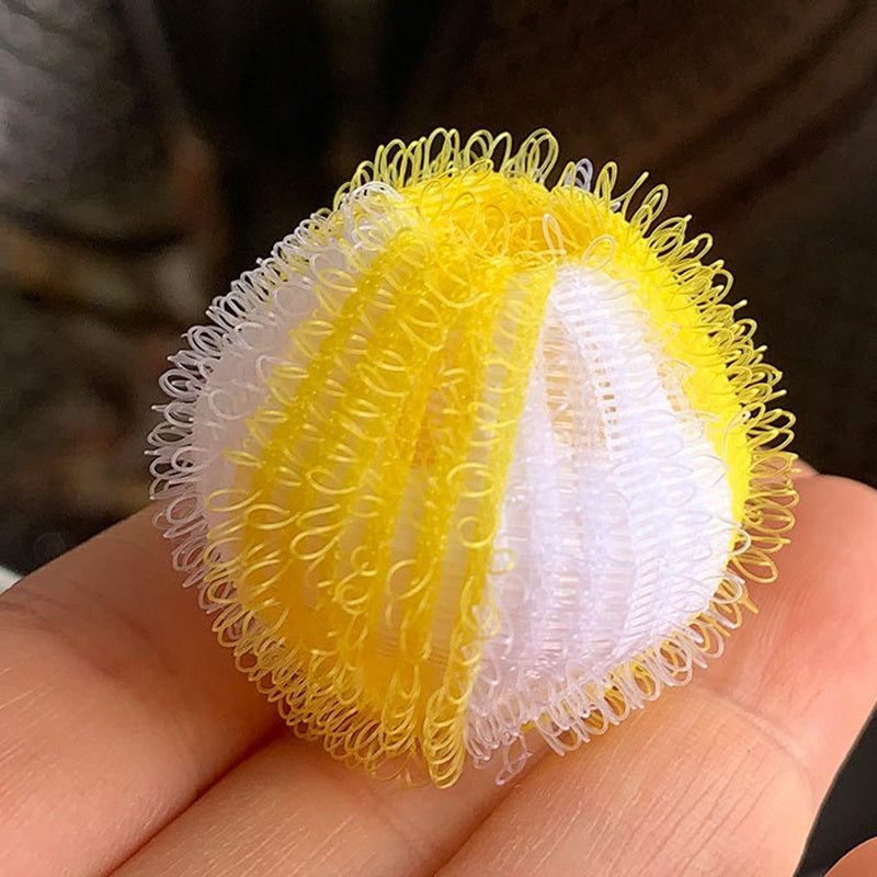🧺🧼 -50% ! ✨Boules de lavage réutilisables en nylon pour récupérer les peluches et les cheveux.