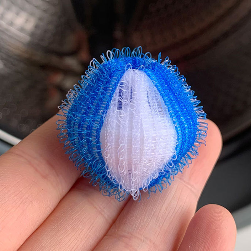 🧺🧼 -50% ! ✨Boules de lavage réutilisables en nylon pour récupérer les peluches et les cheveux.