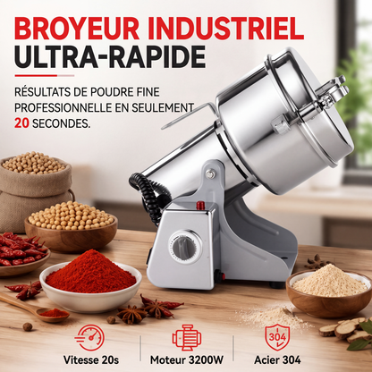 📢📢40 % DE RÉDUCTION !! ⏰Moulin Électrique Ultra-Fin à Grande Vitesse.