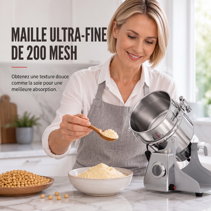 📢📢40 % DE RÉDUCTION !! ⏰Moulin Électrique Ultra-Fin à Grande Vitesse.