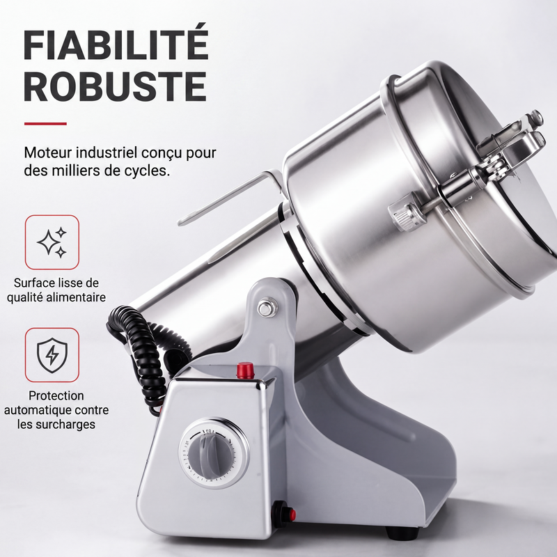 📢📢40 % DE RÉDUCTION !! ⏰Moulin Électrique Ultra-Fin à Grande Vitesse.