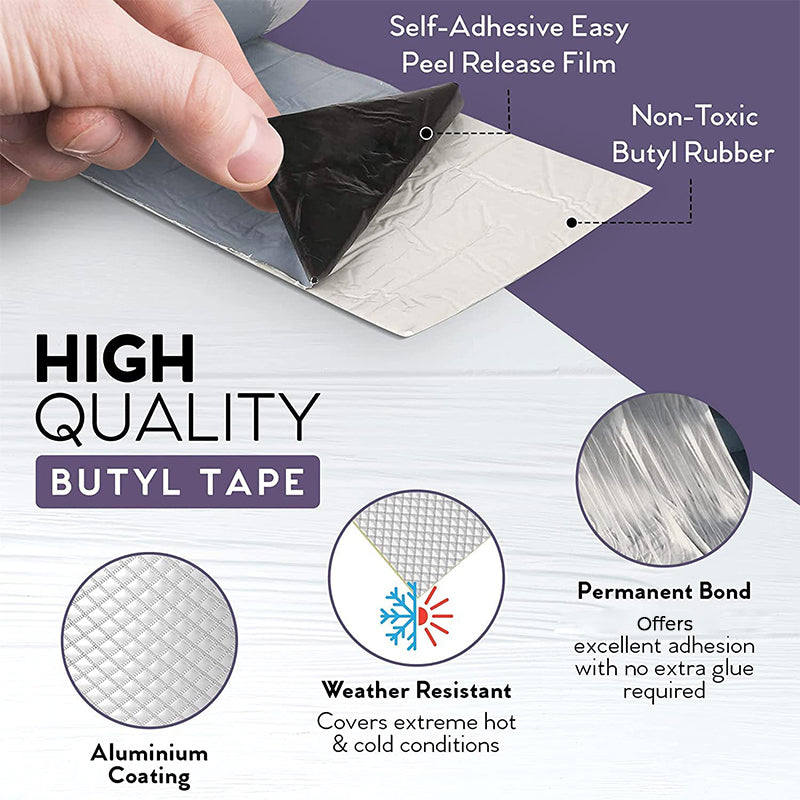 🛠️ PROMO LIMITÉE 50% DE RÉDUCTION ! ✨ Ruban Adhésif Aluminium Butyle Ultra‑Résistant – Étanche, Durable, Multi‑usages 💧