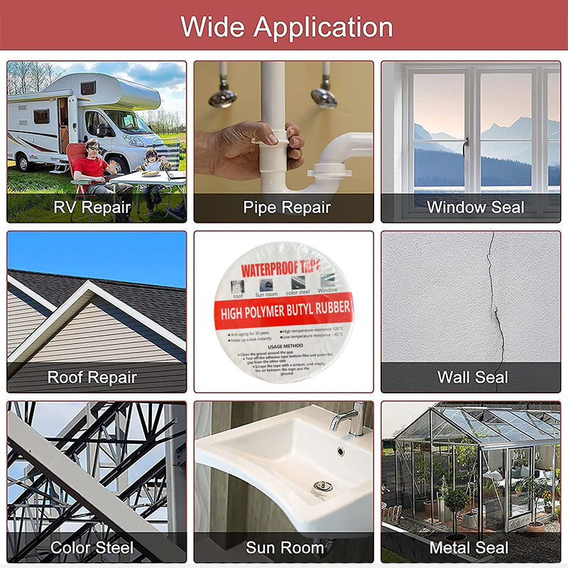 🛠️ PROMO LIMITÉE 50% DE RÉDUCTION ! ✨ Ruban Adhésif Aluminium Butyle Ultra‑Résistant – Étanche, Durable, Multi‑usages 💧